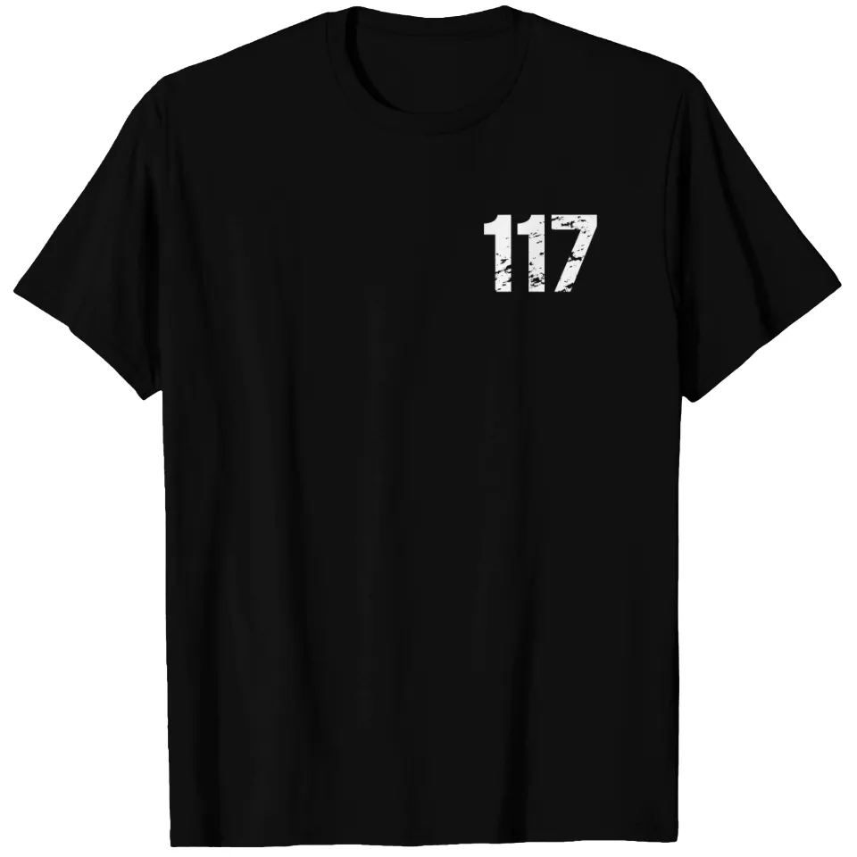 117 - Spartan 117 T-shirt lourd pour hommes noir — T-shirts pour hommes