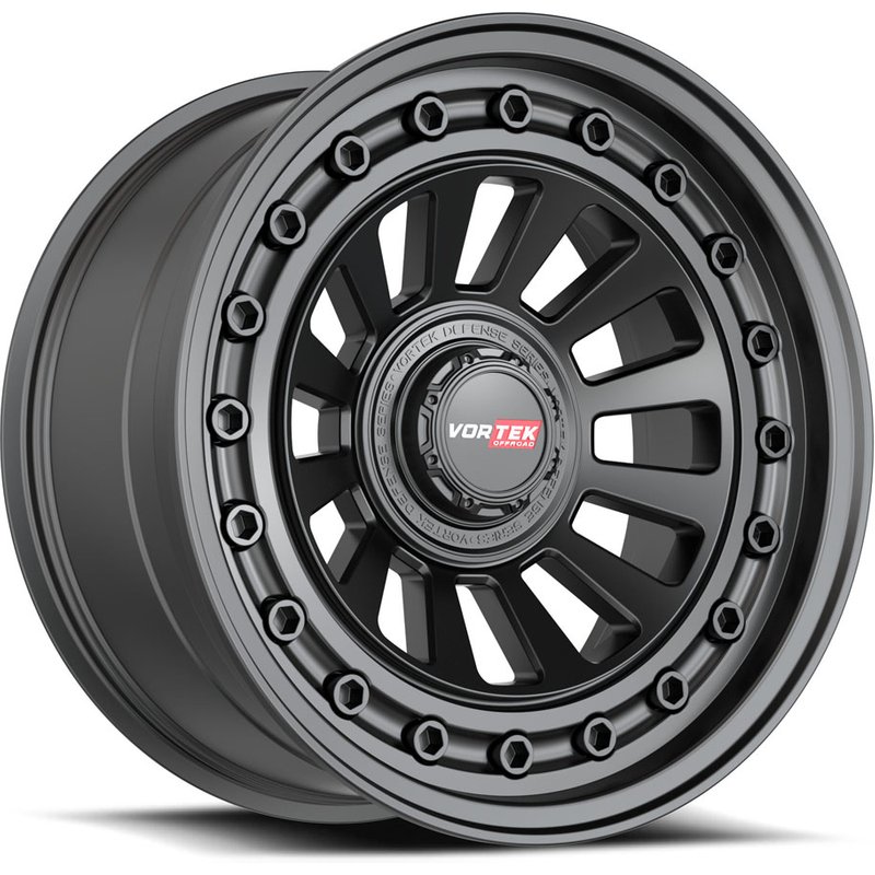 Roues Vortek Off-Road VRD-702 Noir Mat - 17x9 - 6x114.3 — Roues et jantes