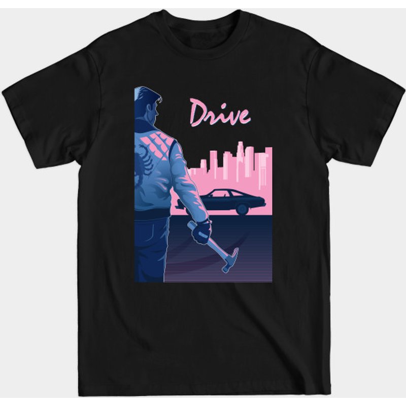 T-shirt Drive - Ryan Gosling pour hommes en noir — T-shirts pour hommes