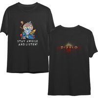 T-shirt Chibi Deckard Cain - Diablo pour hommes — T-shirts pour hommes