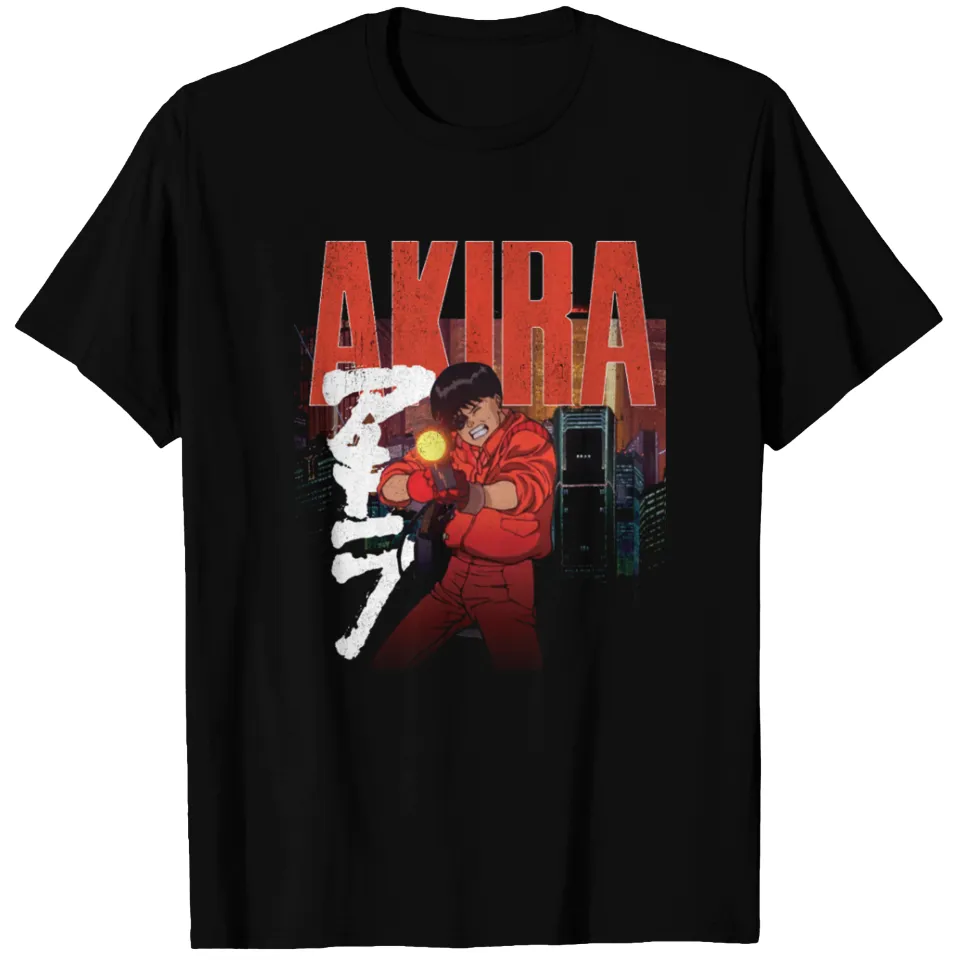 Akira Grunge T-Shirt for Men - Black