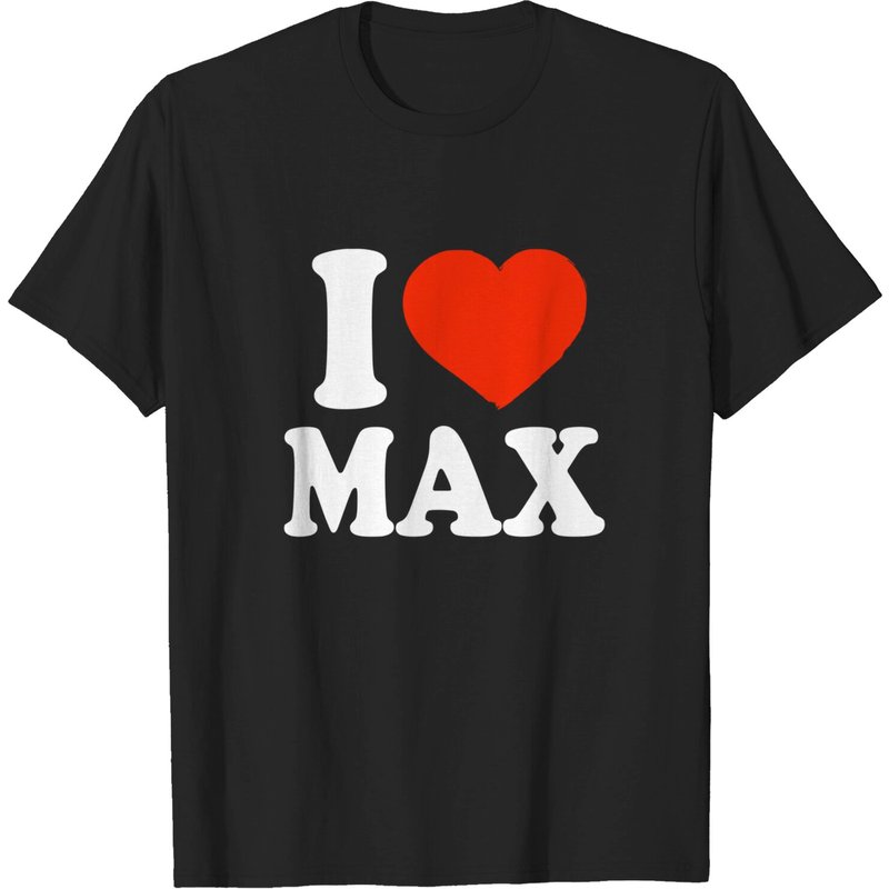 I Love Max - Max T-shirt pour hommes en noir