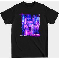 T-shirt Cyberpunk City - Cyberpunk — T-shirts pour hommes