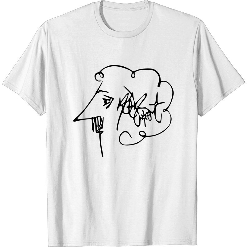 Kurt Vonnegut - Kurt - T-shirt pour hommes en couleur royal — T-shirts pour hommes