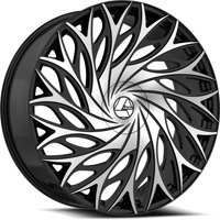 Jantes Azara Aza-525 Noir Brillant Usiné 18x8 5x100