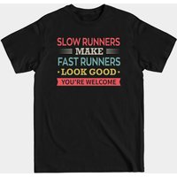 T-shirt Slow Runners Make Fast Runners Look Good pour hommes — T-shirts pour hommes