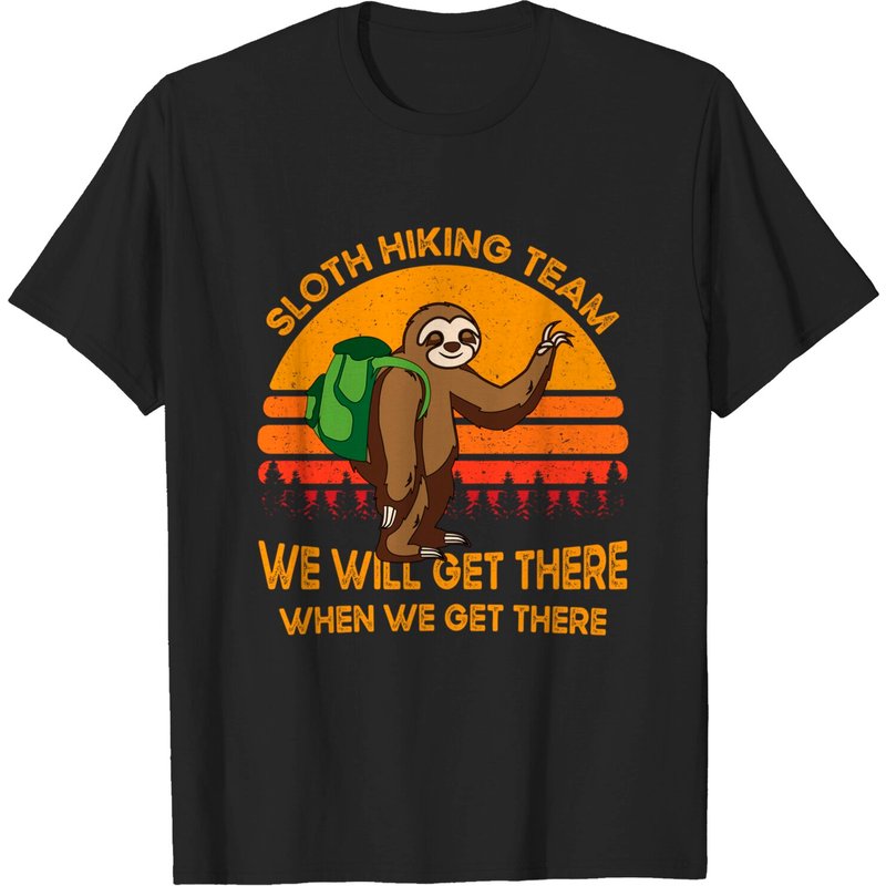 T-shirt Vintage Équipe de Randonnée Paresseux pour Hommes — T-shirts pour hommes