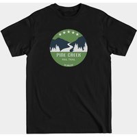 T-shirt pour hommes Pine Creek Rail Trail en noir — T-shirts pour hommes
