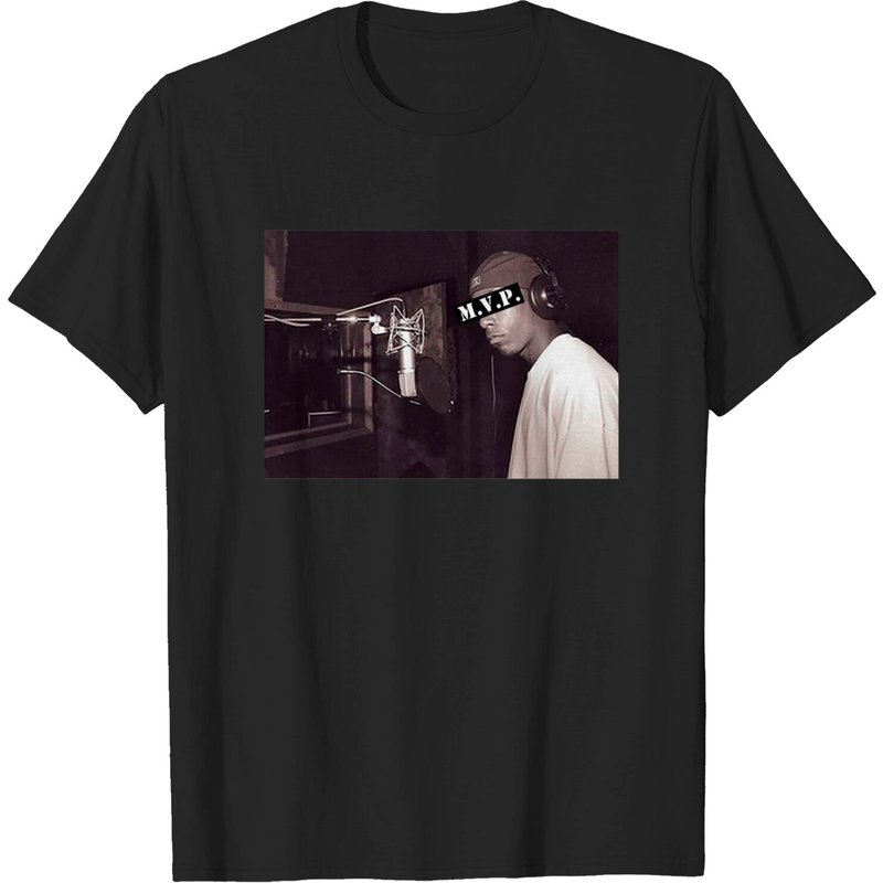 Big L (M.V.P.) Men's Black T-Shirt