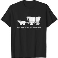 T-shirt You Died Of Dysentery Oregon Trail pour hommes — T-shirts pour hommes