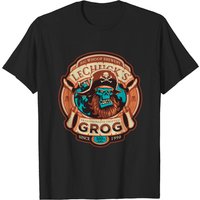 Ghost Pirate Grog T-Shirt for Men - Monkey Island