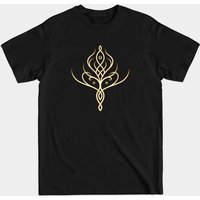 Lûth Galadh Elvish Men's T-Shirt in Black