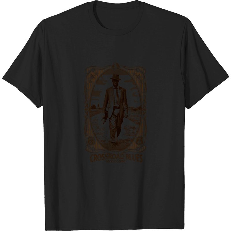 T-shirt pour hommes Crossroads Blues en royal — T-shirts pour hommes