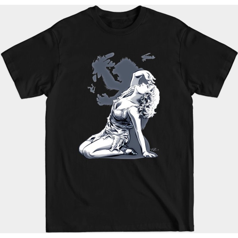 T-shirt Fay Wray avec illustration de Paul Cemmick