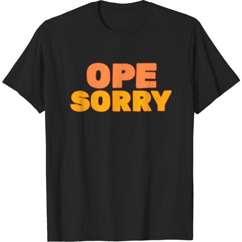 T-shirt pour hommes Midwest Ope Sorry - Ope en noir — T-shirts pour hommes