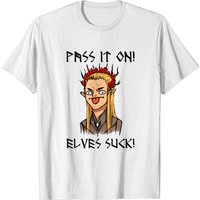 Elves Suck! T-shirt pour hommes Jrr Tolkien