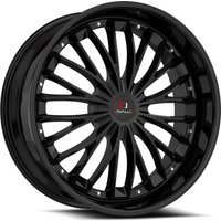 Roues Cavallo CLV-42 Noir Brillant 18x8 - Motif de Boulon 5x100 — Roues et jantes