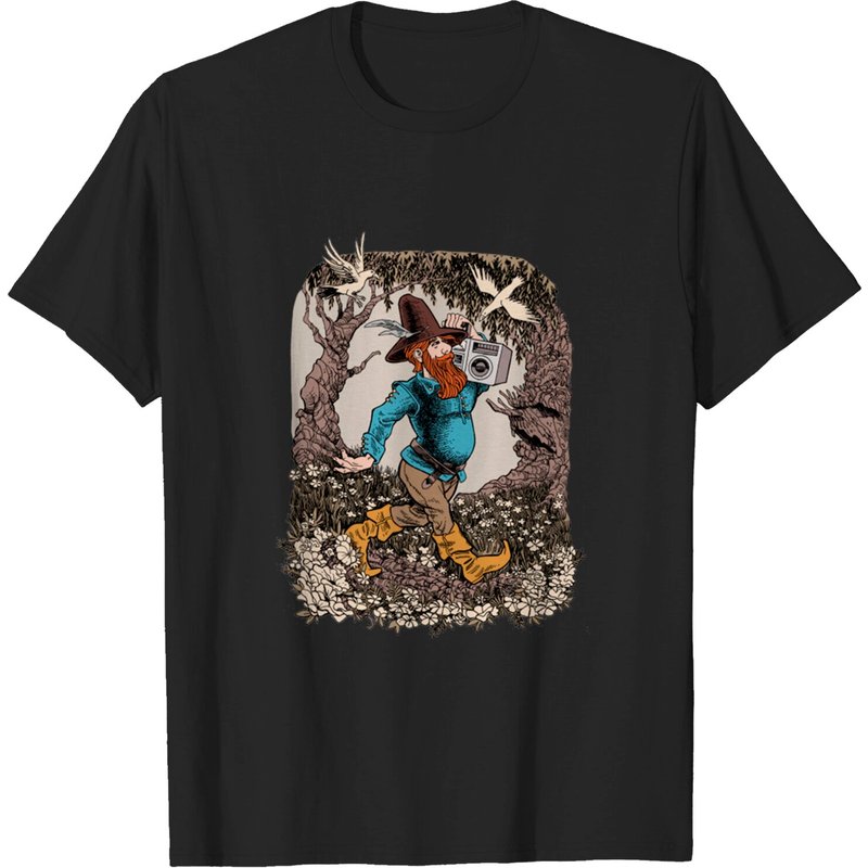 T-shirt pour hommes Jolly Tom Bombadil en noir — T-shirts pour hommes