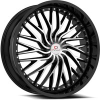 Cavallo CLV-43 Gloss Black Machined Wheels - 18x8 - 5x100 - 35 Offset — Wheels & Rims