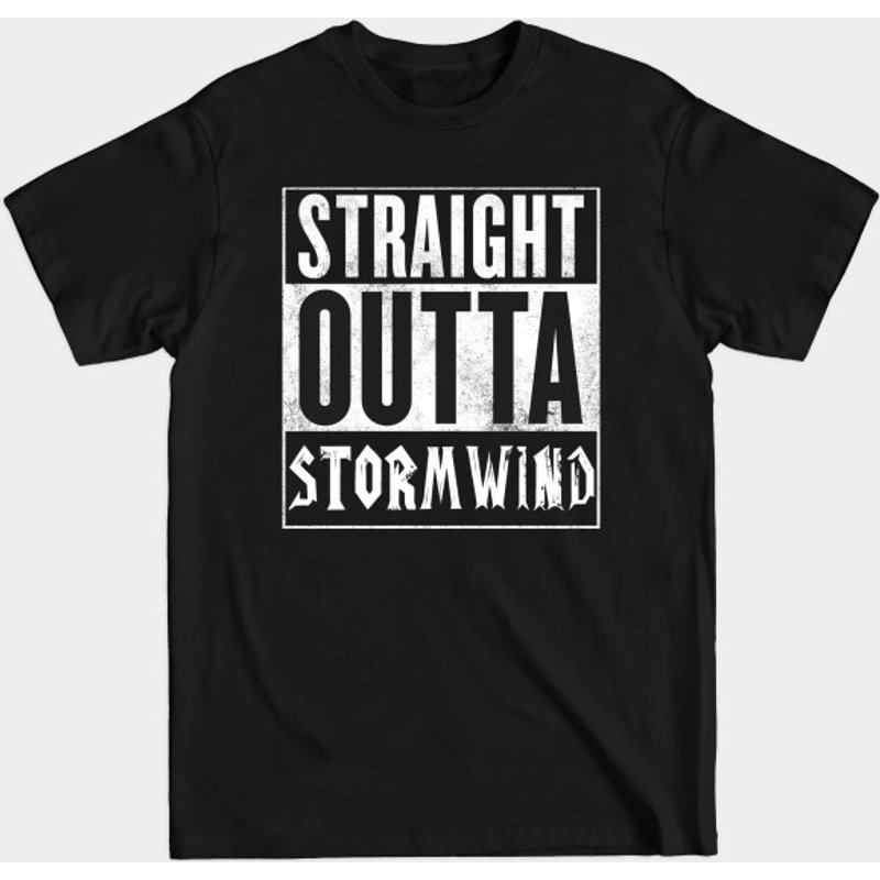 Straight Outta Stormwind - T-shirt pour hommes Warcraft — T-shirts pour hommes