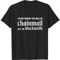 T-shirt Chainmail Blacksmith Médiéval pour Hommes