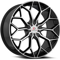 Cavallo CLV-44 Gloss Black Machined 18x8 Rims 4x100 Bolt Pattern — Wheels & Rims