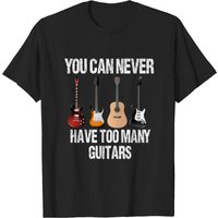 T-shirt avec citation drôle de guitariste