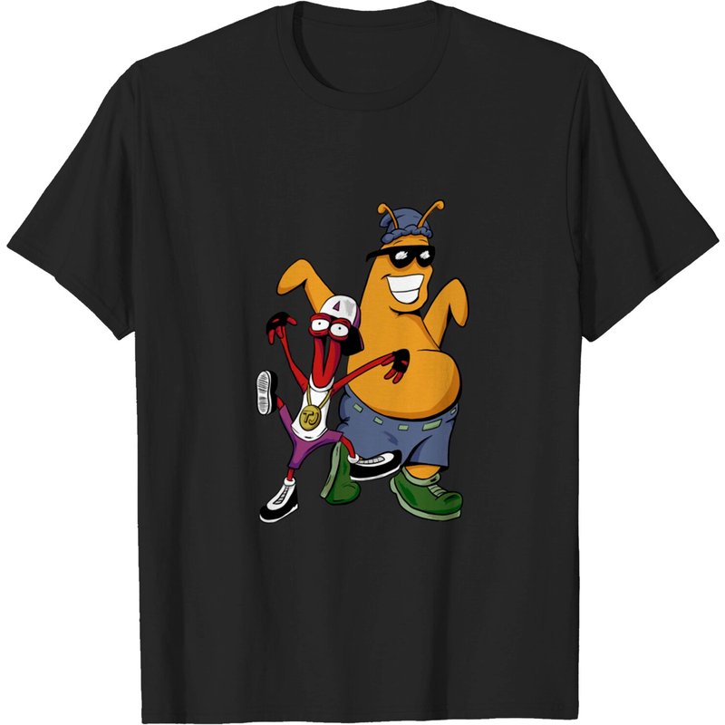 T-shirt pour hommes Toejam And Earl en noir — T-shirts pour hommes