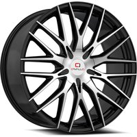 Cavallo CLV-45 Gloss Black Machined Wheels - 18x8 - 5x100 - 35 Offset — Wheels & Rims
