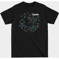 T-shirt pour hommes avec carte de Mass Effect — T-shirts pour hommes