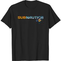 T-shirt Noir pour Hommes avec Logo Subnautica — T-shirts pour hommes