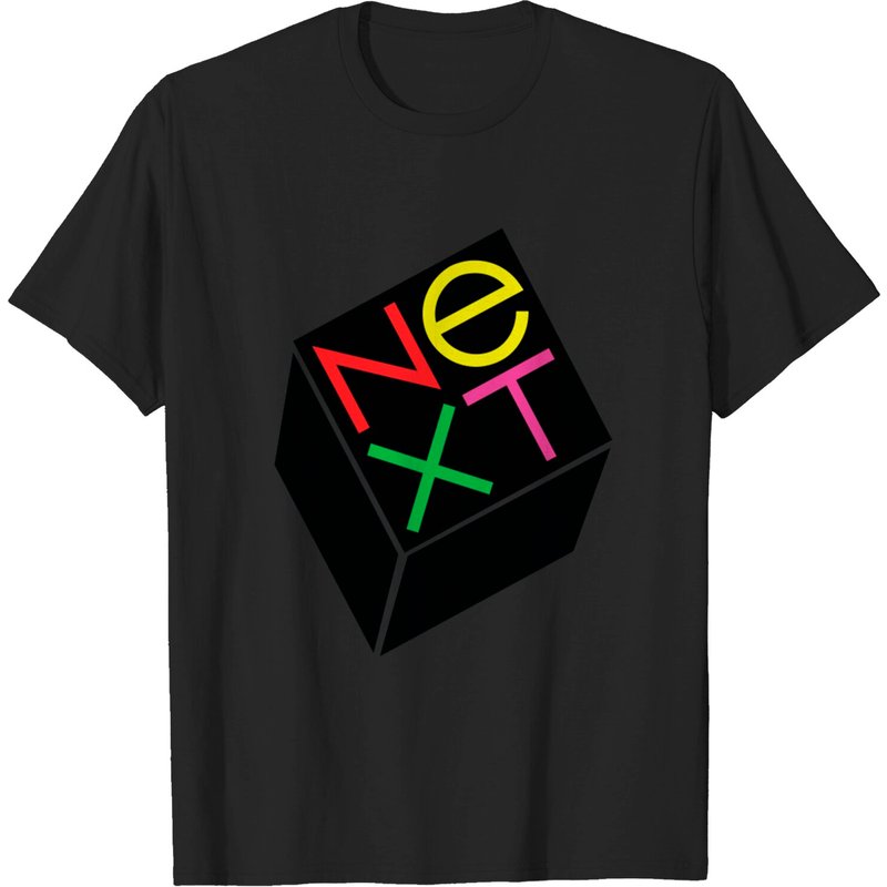 Next Computer T-Shirt with Defunct Logo for Men — Mens T Shirts