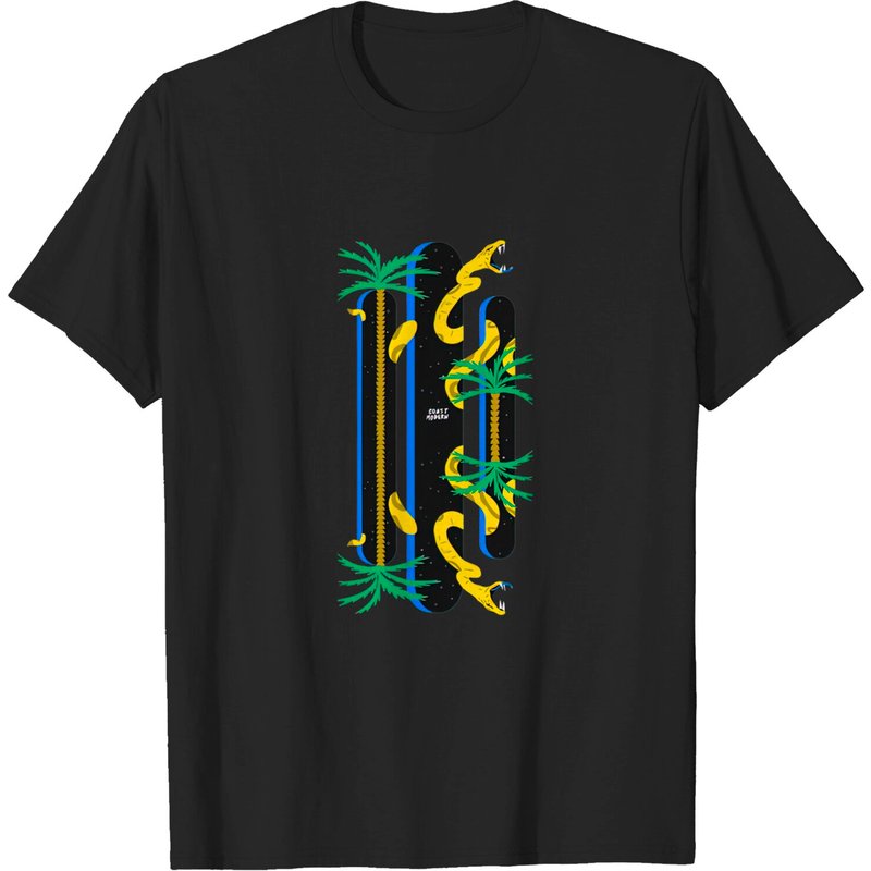 T-shirt Noir pour Homme Coast Modern — T-shirts pour hommes