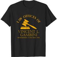 T-shirt Vincent Gambini Law Offices My Cousin Vinny pour hommes