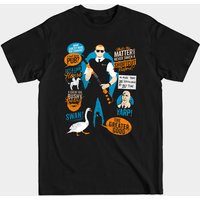 T-shirt pour hommes Hot Fuzz Quotes en noir — T-shirts pour hommes