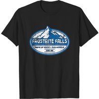 Frostbite Falls Distressed T-Shirt - Rocky And Bullwinkle