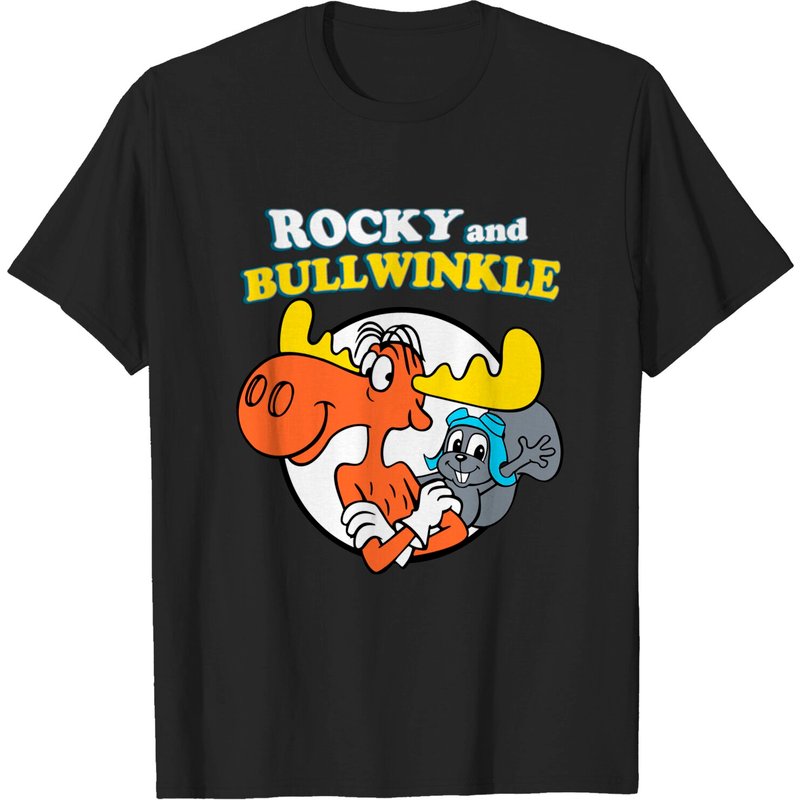 T-shirt Bullwinkle pour hommes Rocky et Bullwinkle — T-shirts pour hommes
