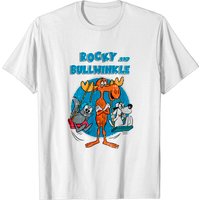 Vintage Rocky And Bullwinkle Bullwinkle T-Shirt for Men