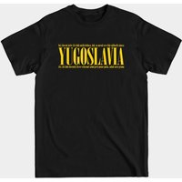 T-Shirt Jugoslavija Himna pour hommes - Noir — T-shirts pour hommes