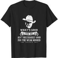 T-shirt noir Lonesome Dove What's Good pour homme