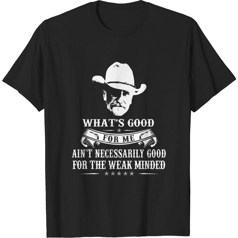 T-shirt noir Lonesome Dove What's Good pour homme — T-shirts pour hommes