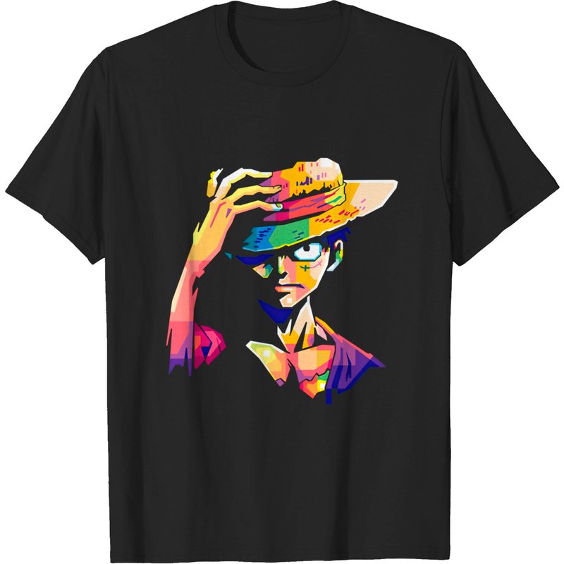 T-shirt pour hommes Monkey D Luffy WPAP Popart