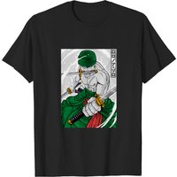Roronoa Zoro Men's T-Shirt in Black — Mens T Shirts