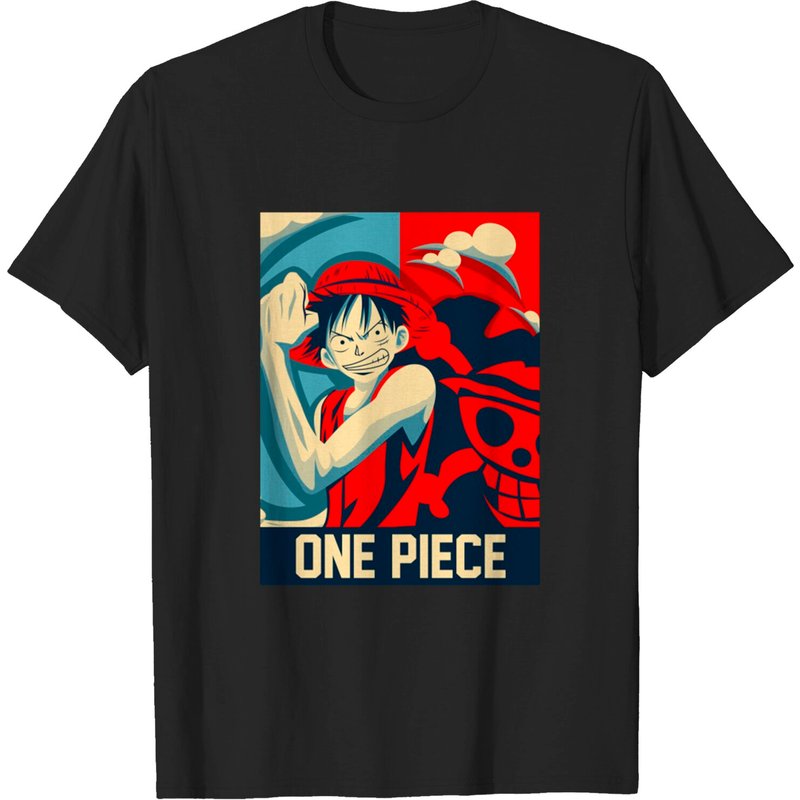 T-shirt pour hommes One Piece - Noir