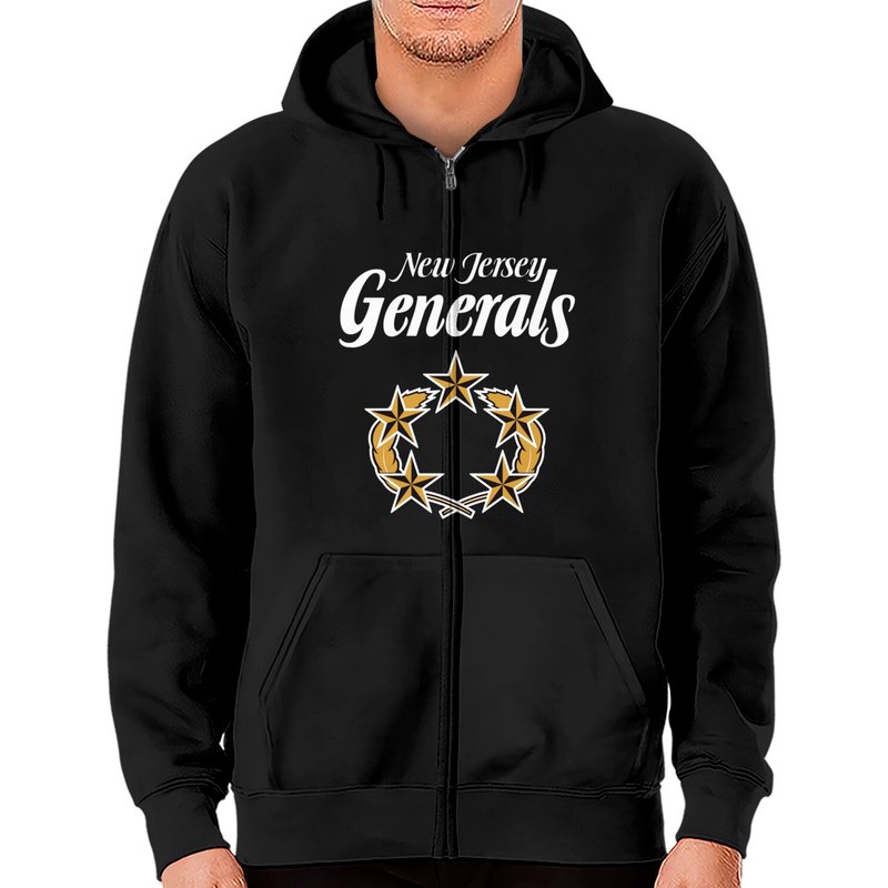 Hoodies zippés New Jersey Generals pour unisexe