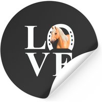 Autocollants Horse Love Palomino Horse