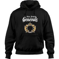 Hoodie Unisexe New Jersey Generals en Noir — Sweats à capuche pour hommes