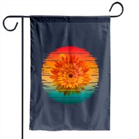 Drapeau de jardin Vintage Tournesol - Impression double face — Drapeaux décoratifs