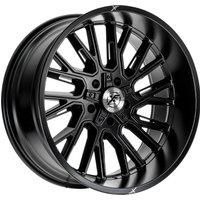 XF Off-Road XF-230 Satin Black 17x9 Wheels 5x127 Bolt Pattern — Wheels & Rims