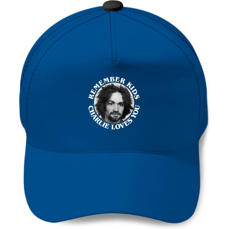 Remember Kids Charlie Loves You - Charles Manson Baseball Cap — Baseball Cap